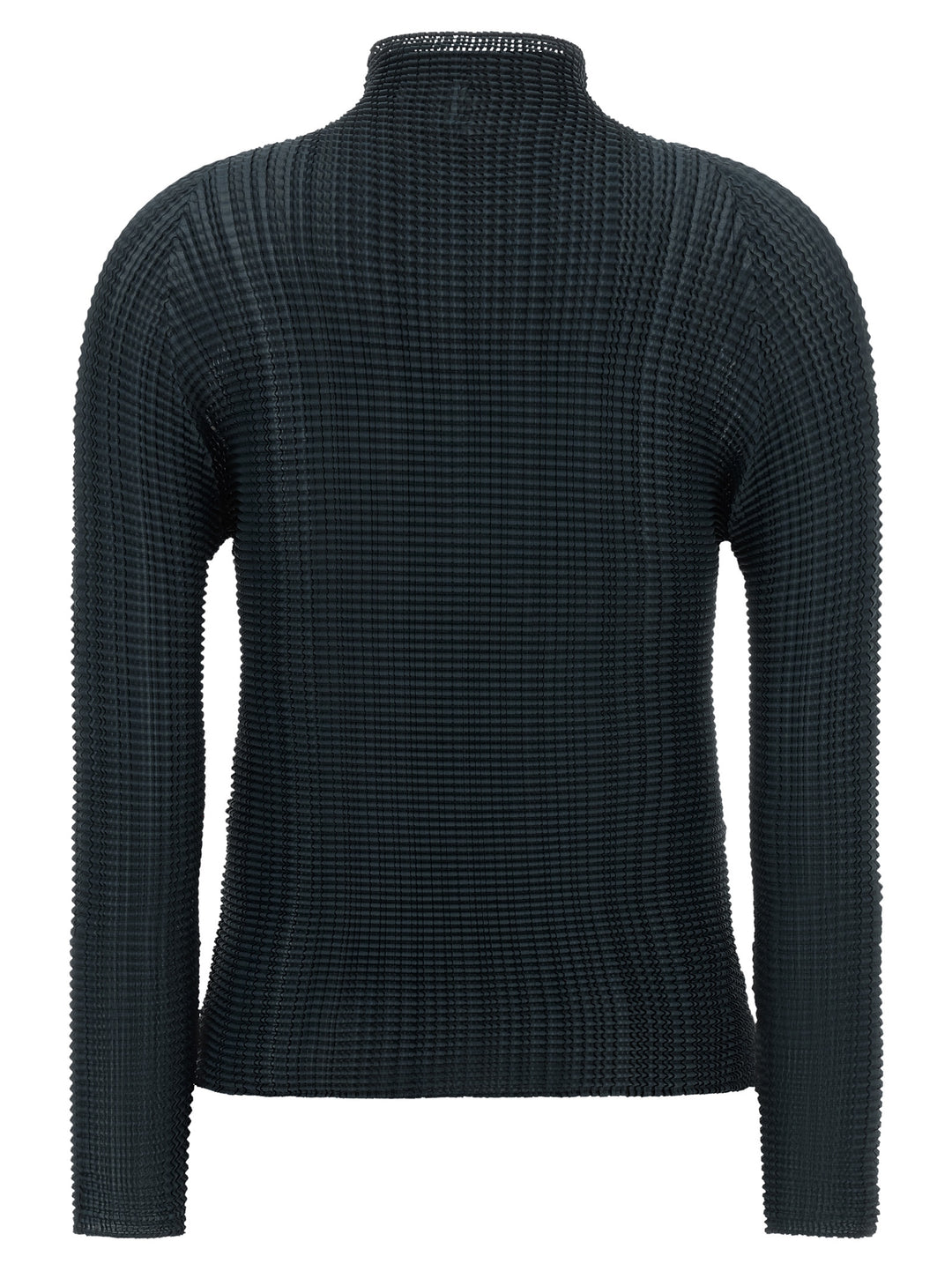 Issey Miyake Blue Polyester Cardigan