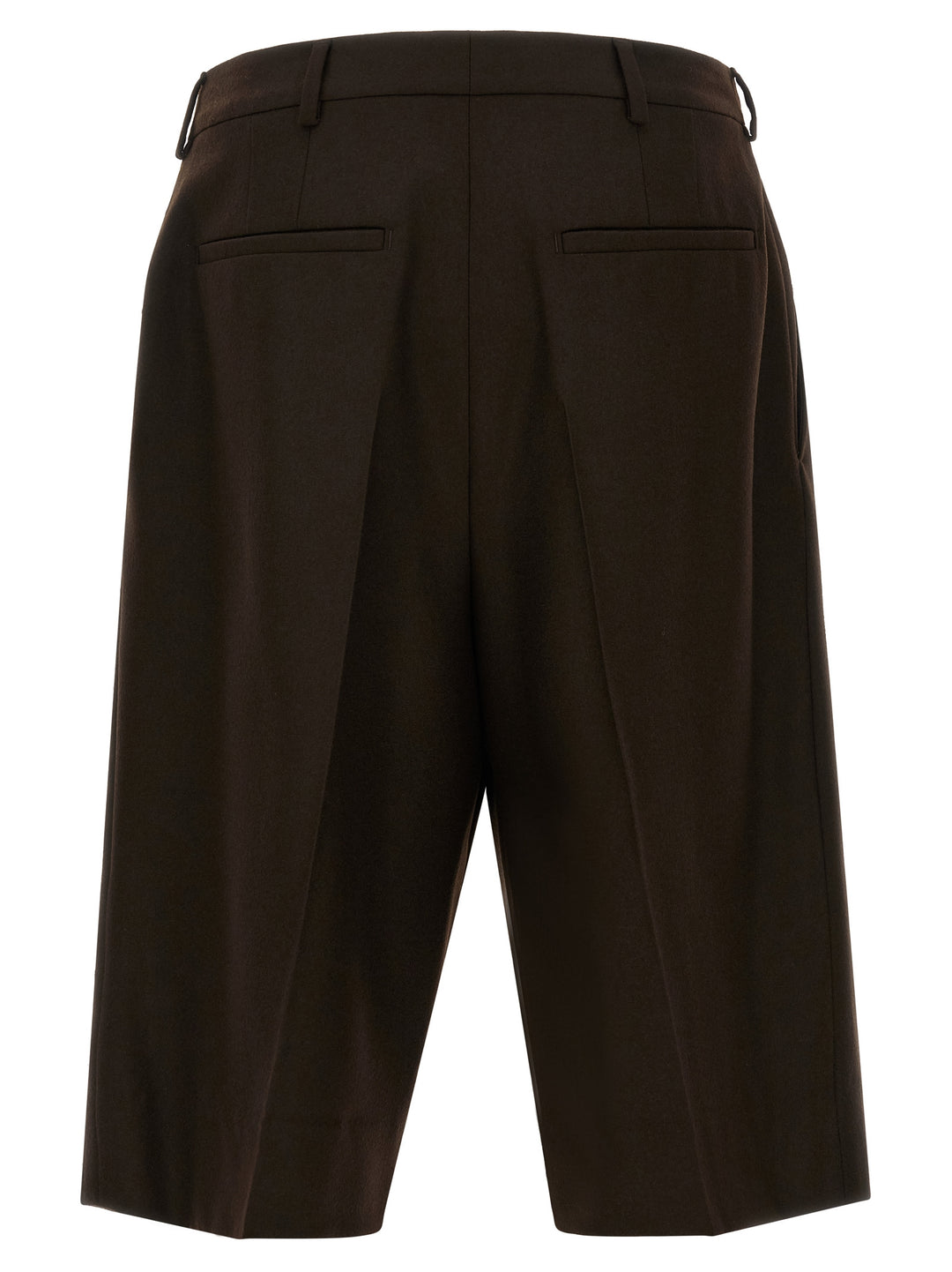 Saint Laurent Brown Wool Bermuda Shorts
