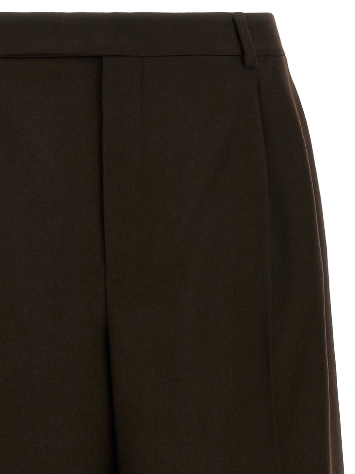 Saint Laurent Brown Wool Bermuda Shorts