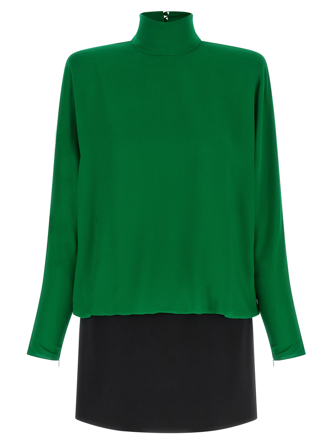 Valentino Garavani Bicolor Silk Short Dress