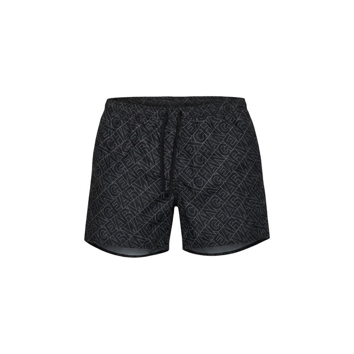 Armani Exchange Black Polyester Swim Shorts