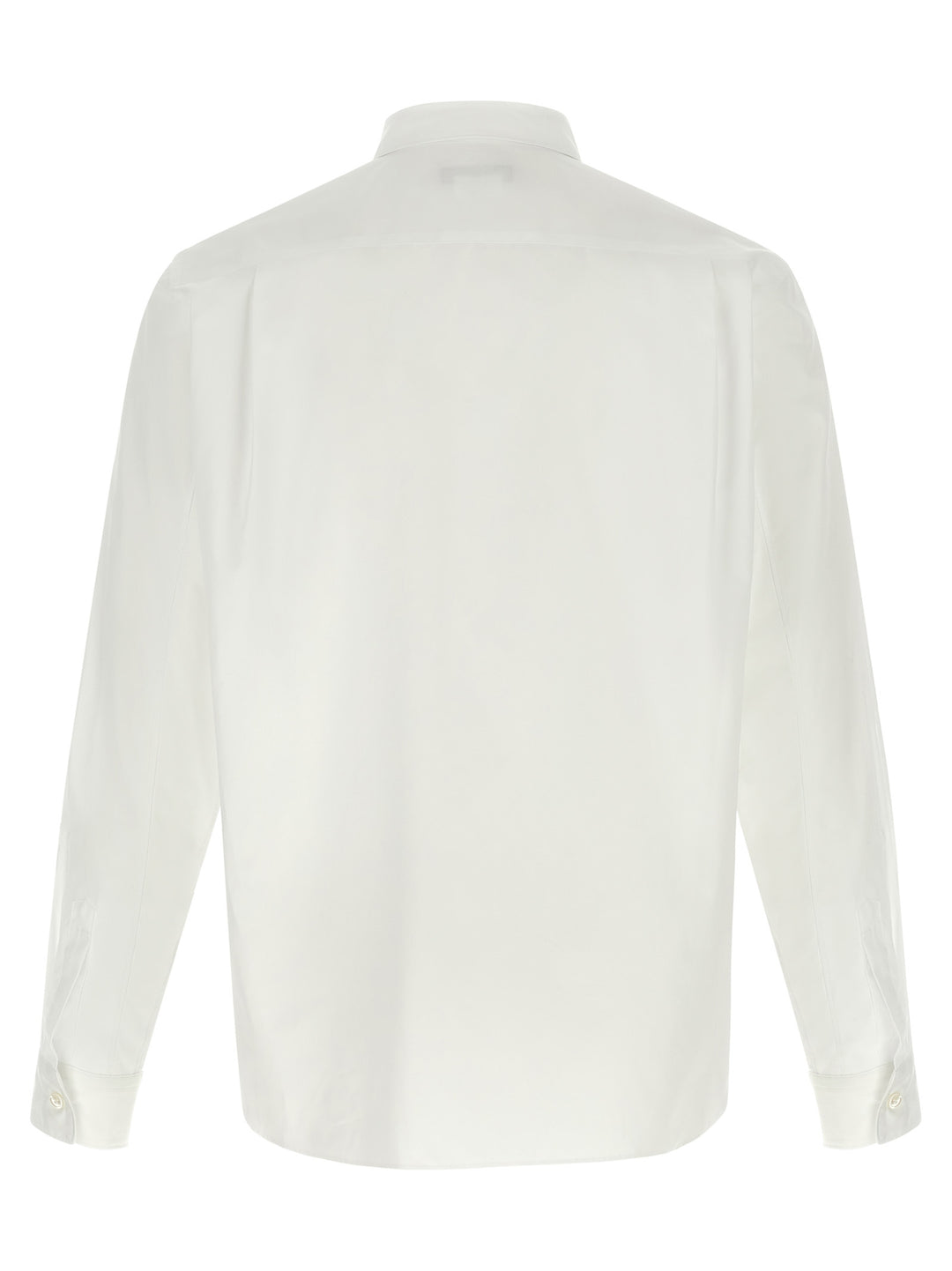 Comme Des Garçons White Cotton Blouse