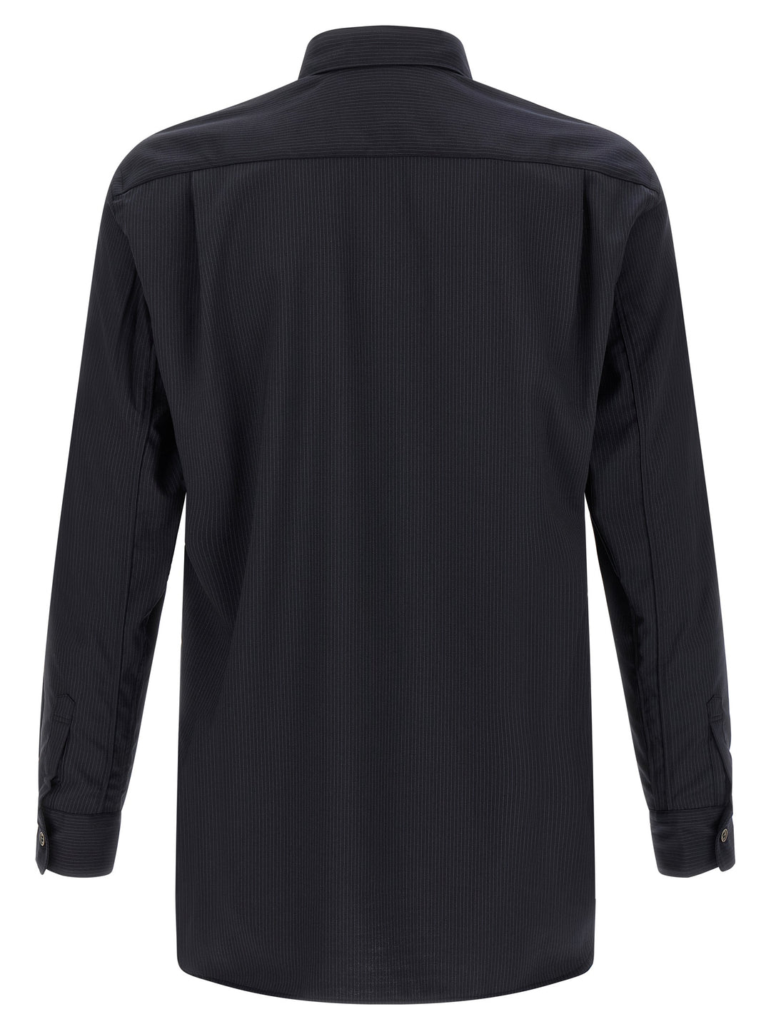 Comme Des Garçons Blue Polyester Blouse