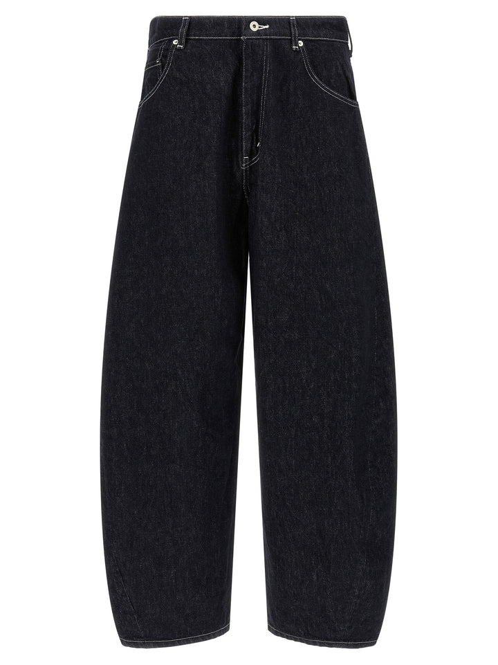 Comme Des Garçons Blue Cotton Jeans Denim