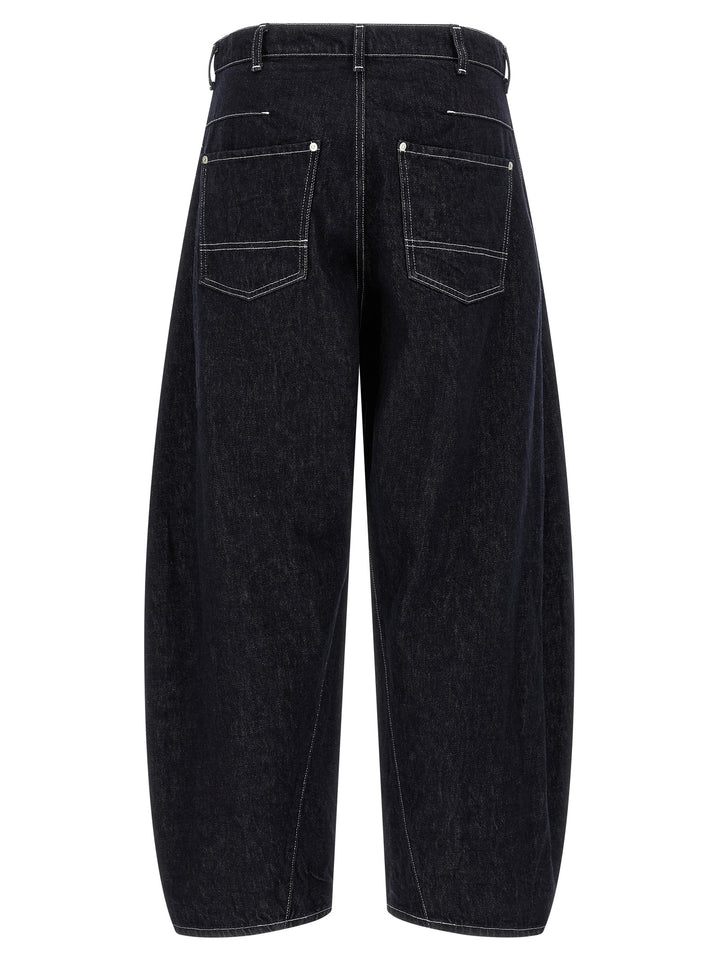 Comme Des Garçons Blue Cotton Jeans Denim