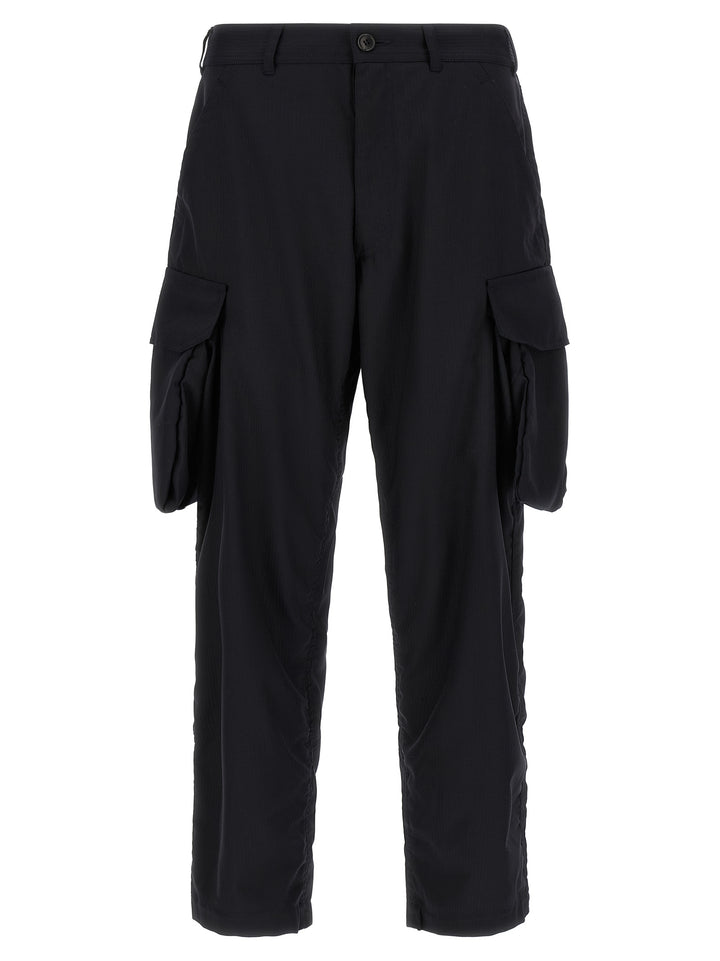 Comme Des Garçons Blue Polyester Cargo Pants