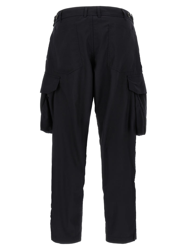 Comme Des Garçons Blue Polyester Cargo Pants