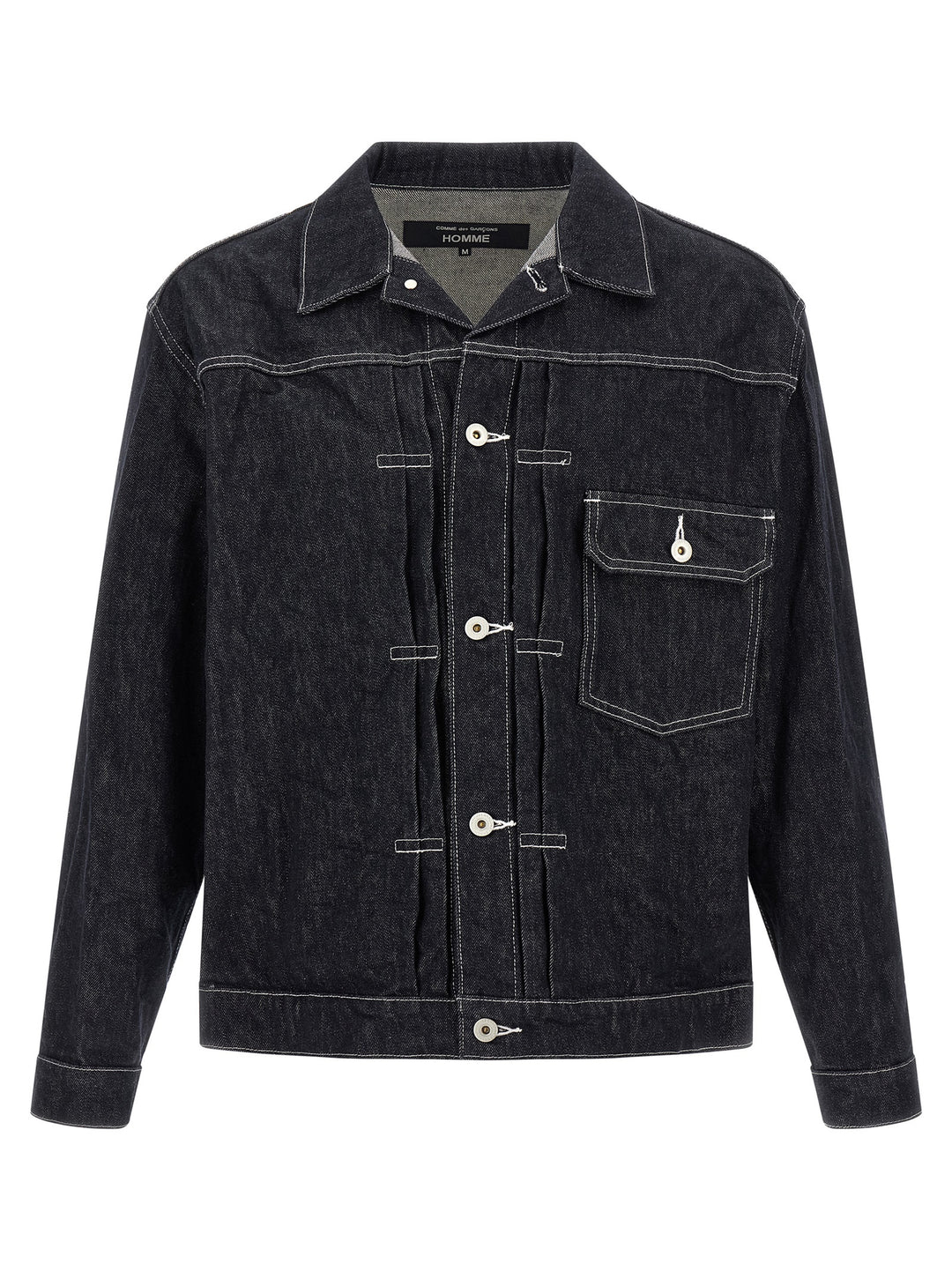 Comme Des Garçons Blue Cotton Denim Jacket