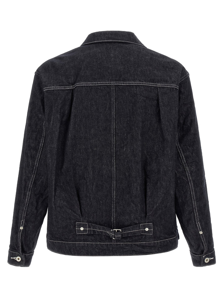 Comme Des Garçons Blue Cotton Denim Jacket