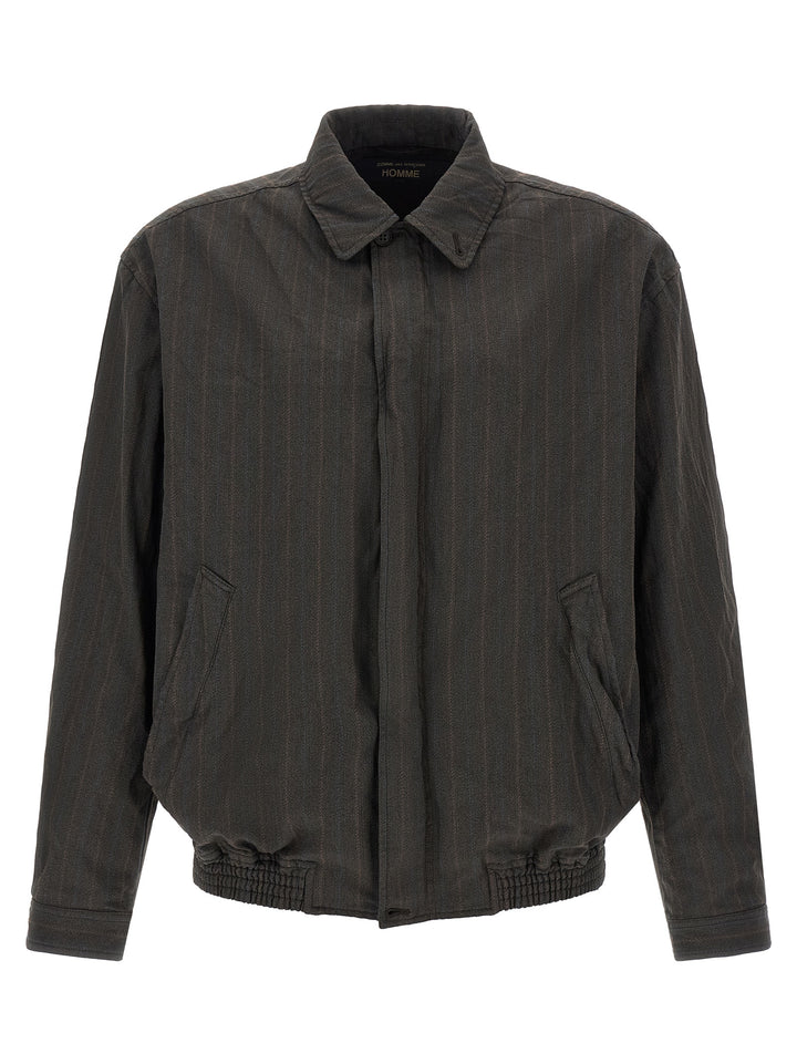 Comme Des Garçons Brown Polyester Bomber