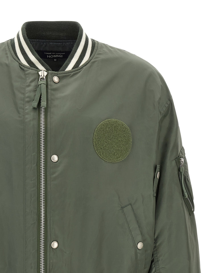 Comme Des Garçons Bicolor Nylon Bomber