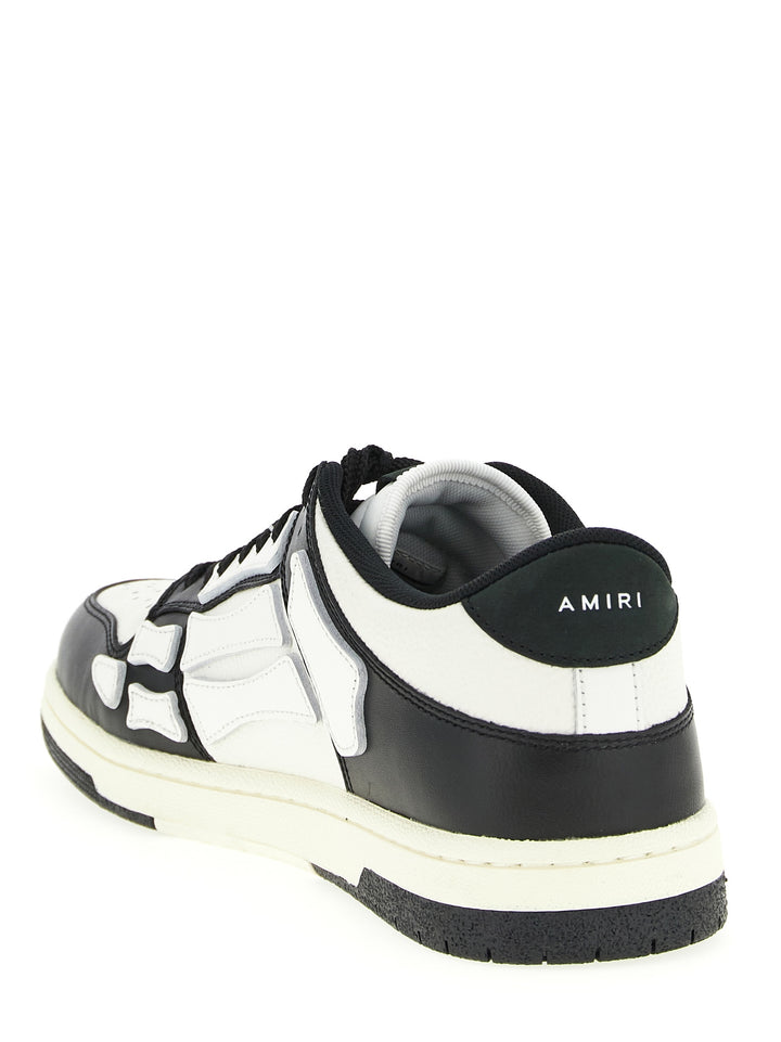 Amiri Bicolor Calfskin Low Top Sneakers