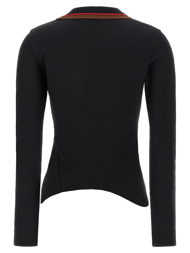 Vivienne Westwood Black Cotton Polo Shirt