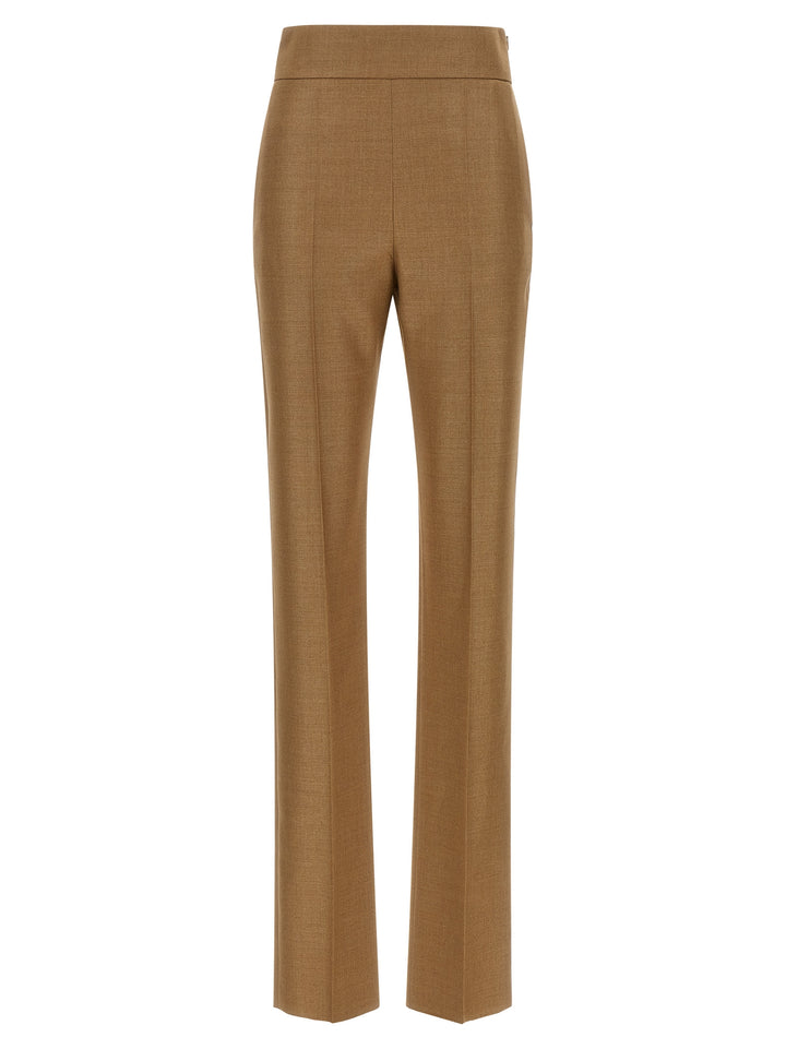 Valentino Garavani Beige Virgin Wool Dress Pants