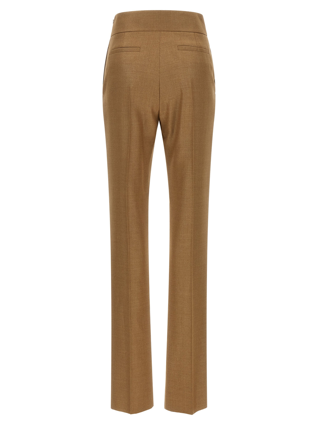 Valentino Garavani Beige Virgin Wool Dress Pants