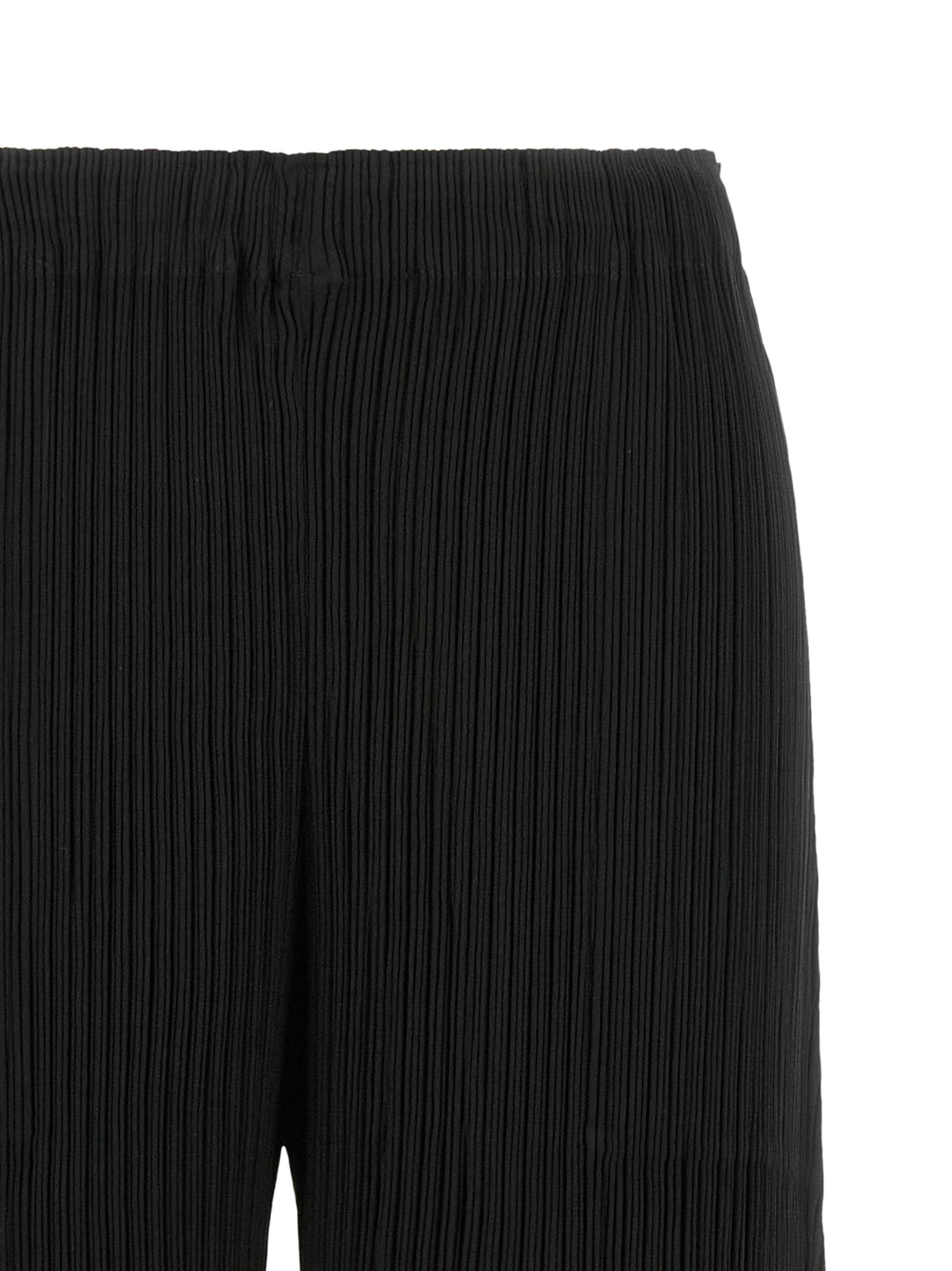 Issey Miyake Black Polyester Casual Pants