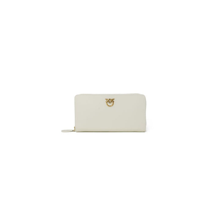 PINKO Cream Leather Wallet