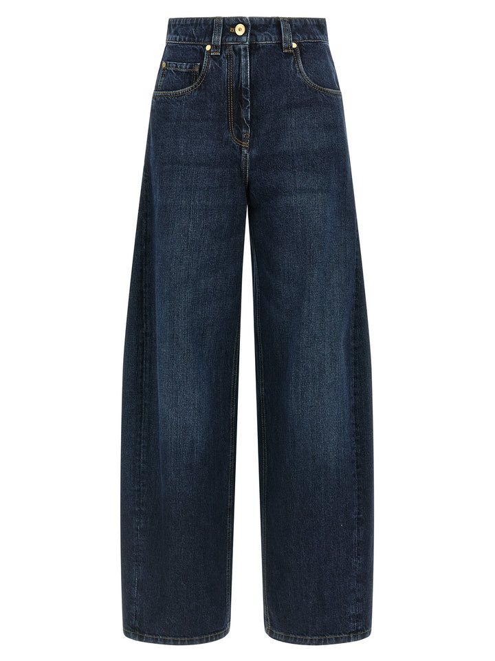 Brunello Cucinelli Blue Cotton Jeans Denim