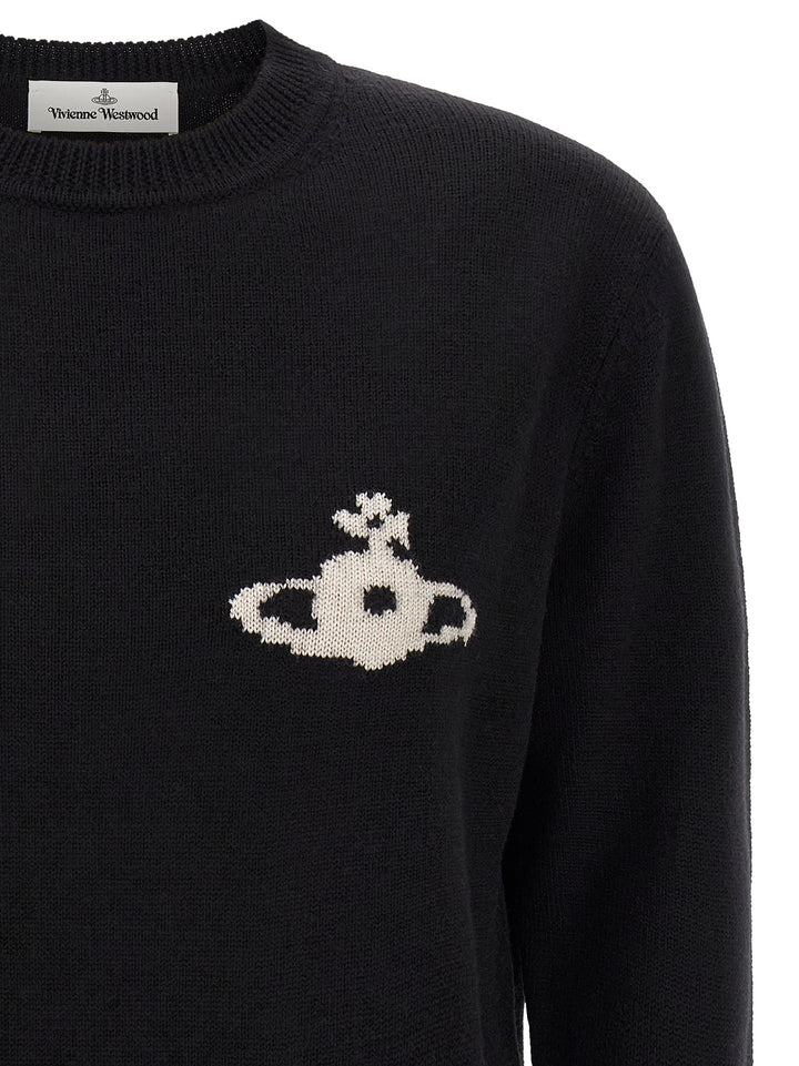 Vivienne Westwood Black Wool Cardigan