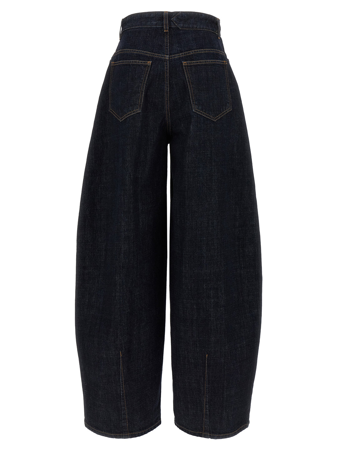 Jacquemus Blue Cotton High-Waisted Jean