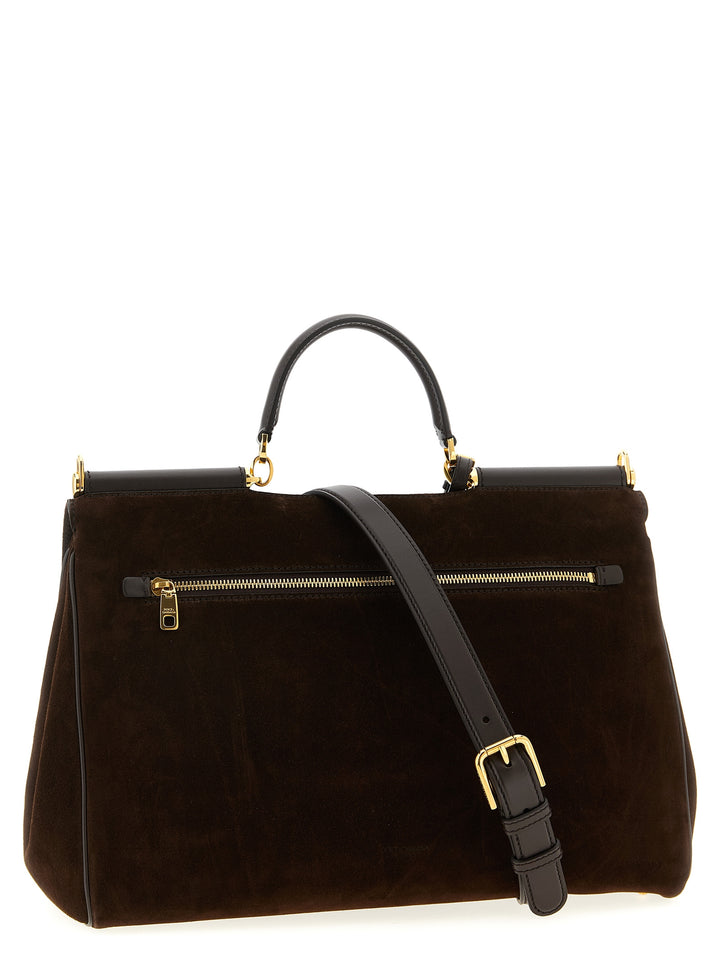 Dolce &amp; Gabbana Brown Pvc Handbag