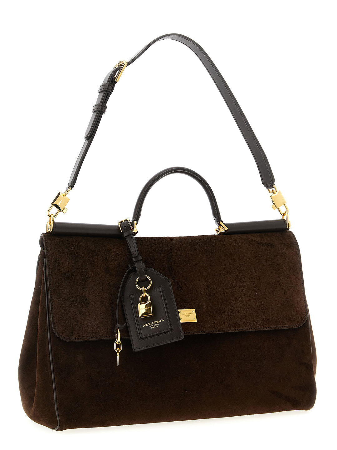 Dolce &amp; Gabbana Brown Pvc Handbag