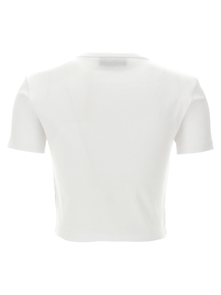 Fendi White Cotton T-Shirt