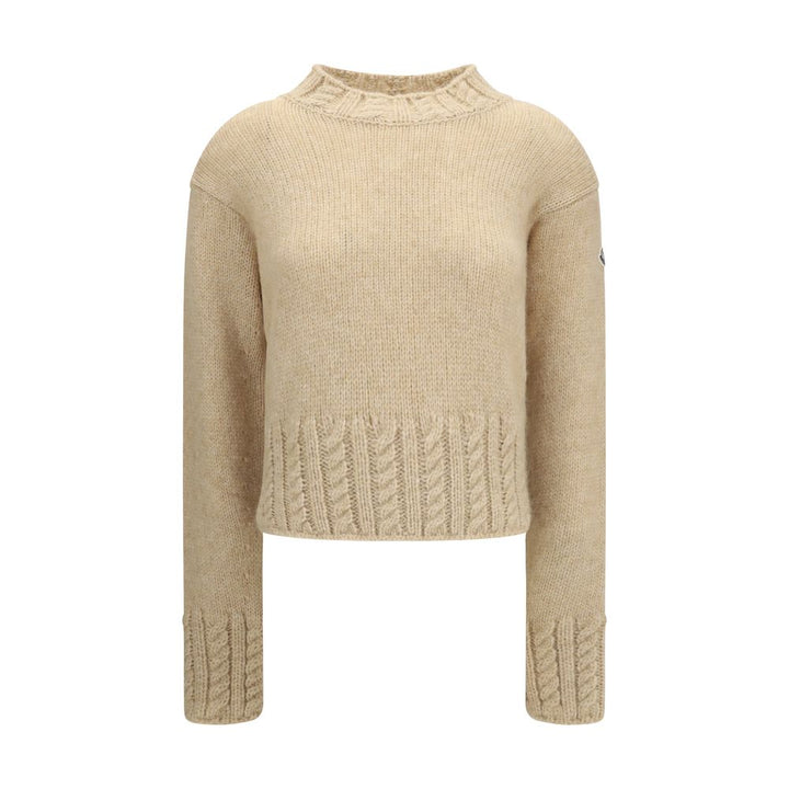 Moncler Beige Alpaca Vicugna Pacos Turtleneck