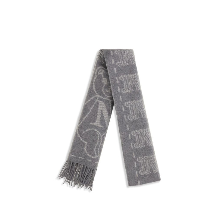 Max Mara Gray Cashmere Scarf