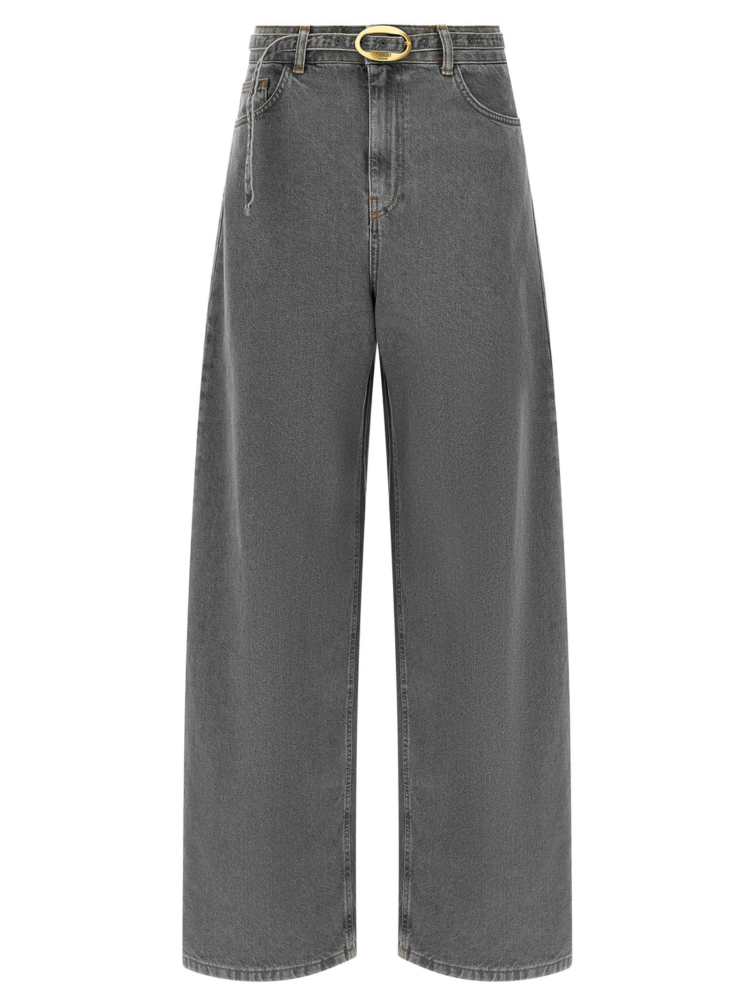 Twinset Gray Cotton Jeans Denim