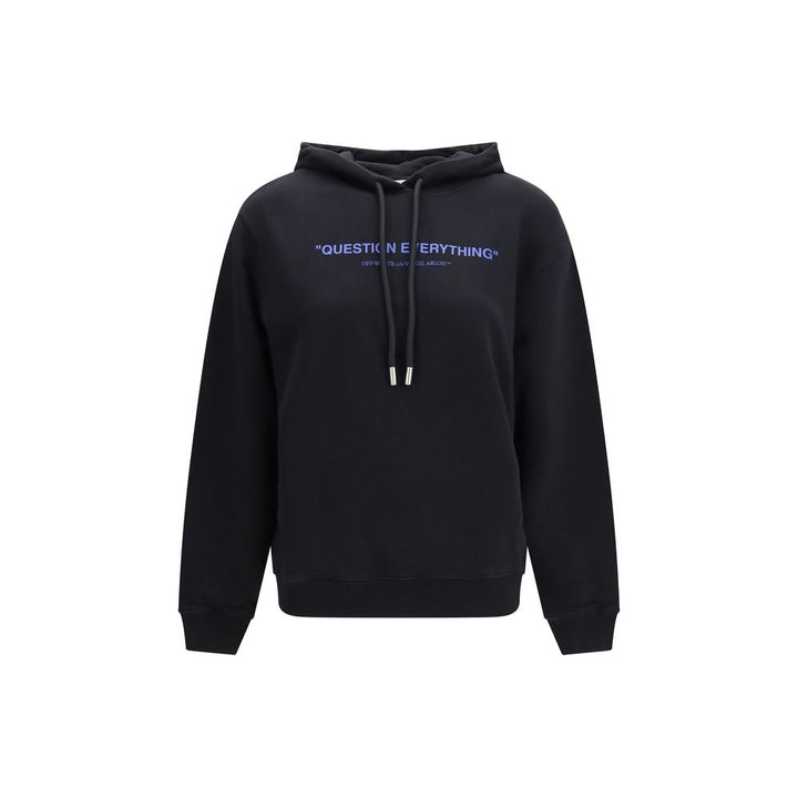 Off-White Black Cotton Sweatshirt