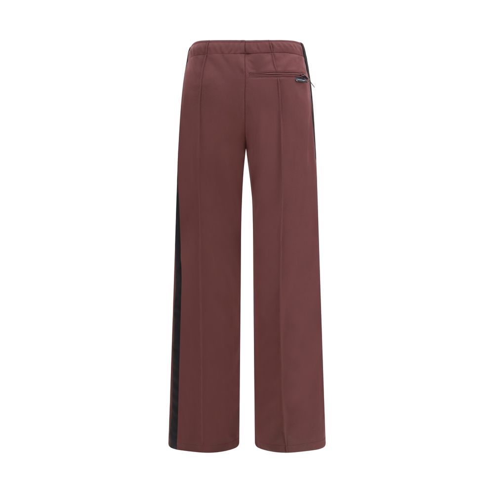 Courrèges Bordeaux Polyester Athletic Pants
