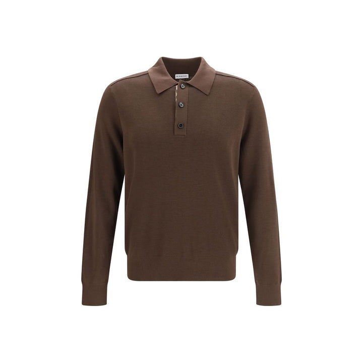 Burberry Brown Wool Oves Aries Shirt