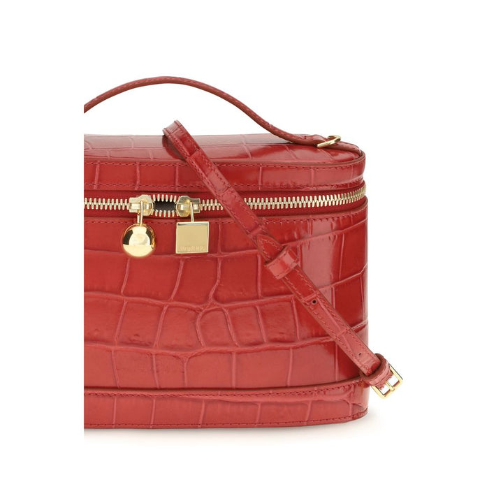 Jacquemus Red Calf Leather Bos Taurus Handbag