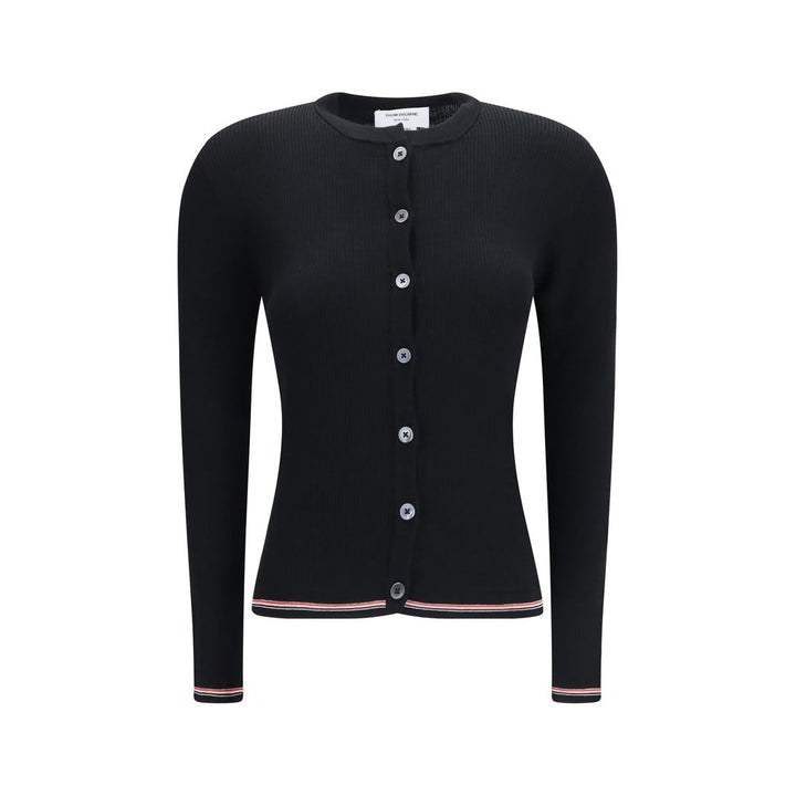 Thom Browne Black Wool Oves Aries Cardigan