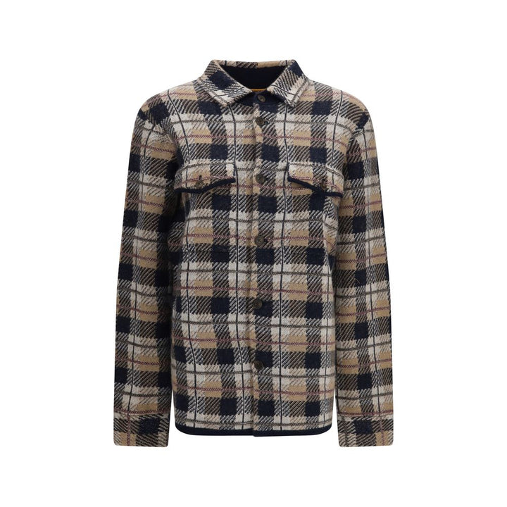 Guest in Residence Brown Cashmere Pattern Shirt