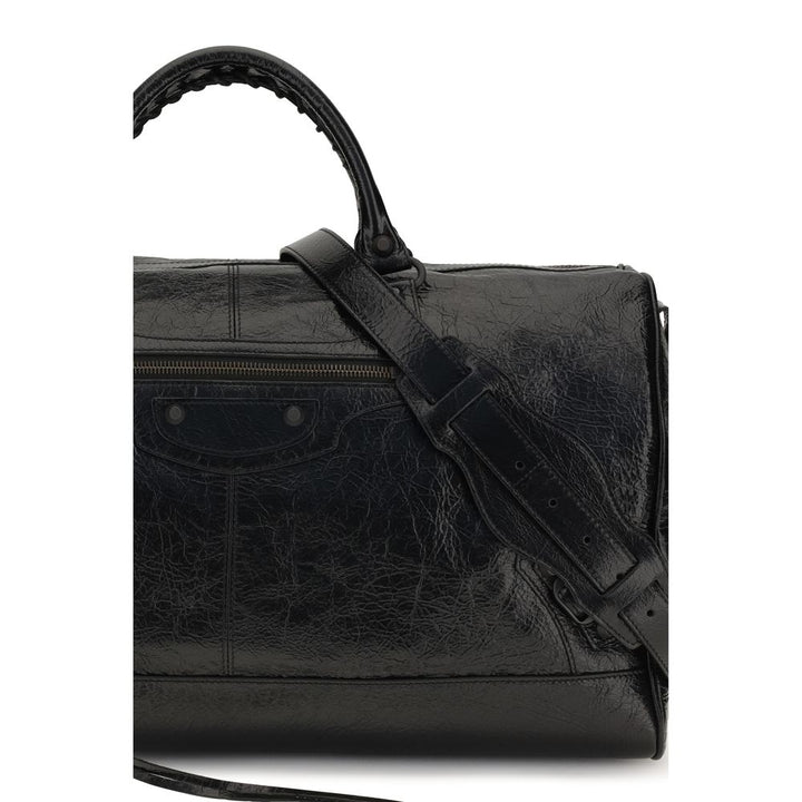 Balenciaga Black Lamb Ovis Aries Luggage And Travel