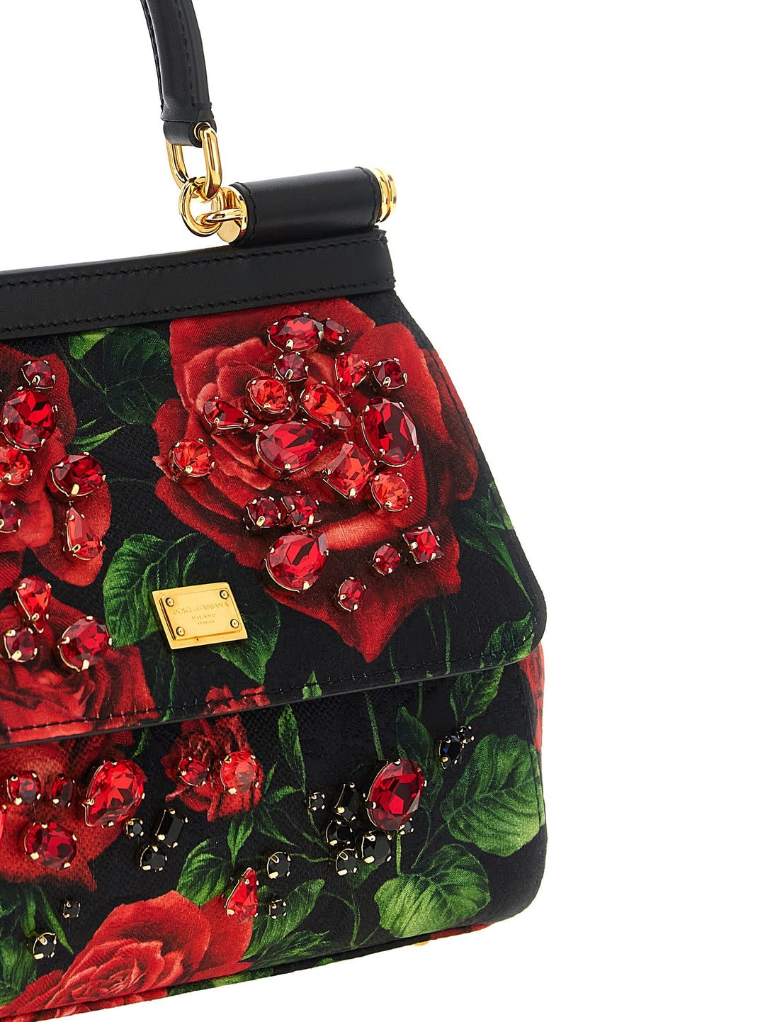 Dolce &amp; Gabbana Red Cotton Handbag