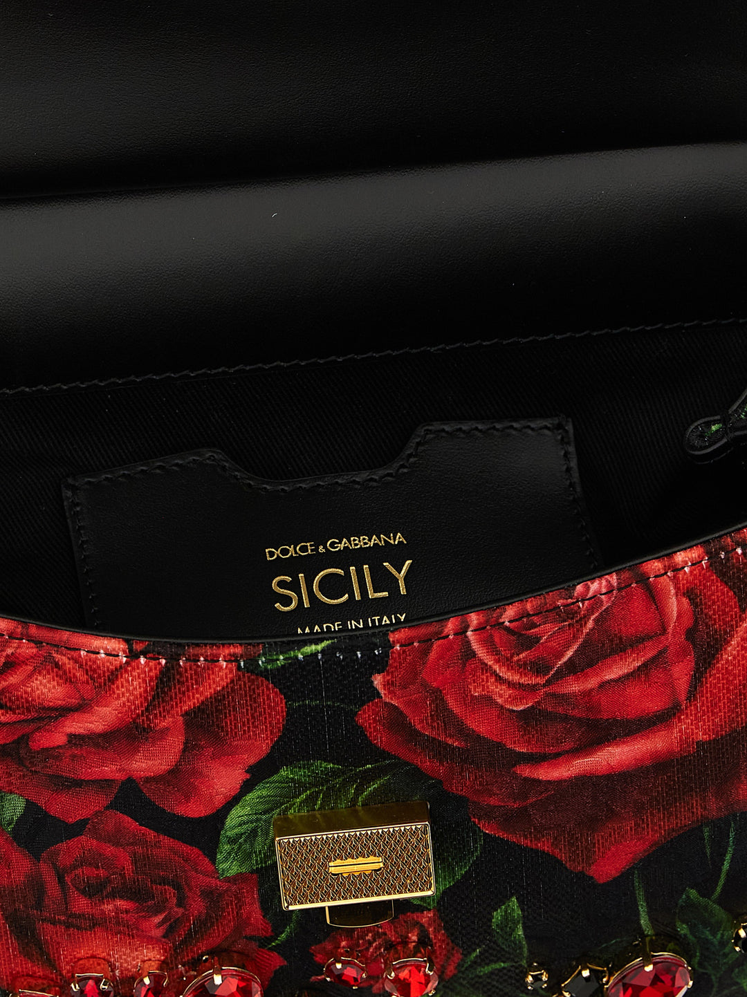 Dolce &amp; Gabbana Red Cotton Handbag