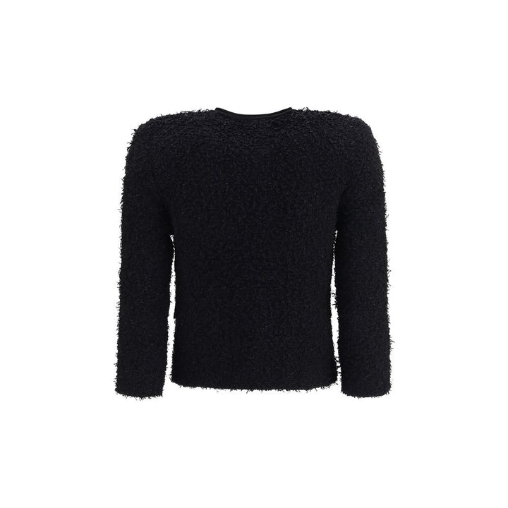 Balmain Black Viscose Shell Jacket