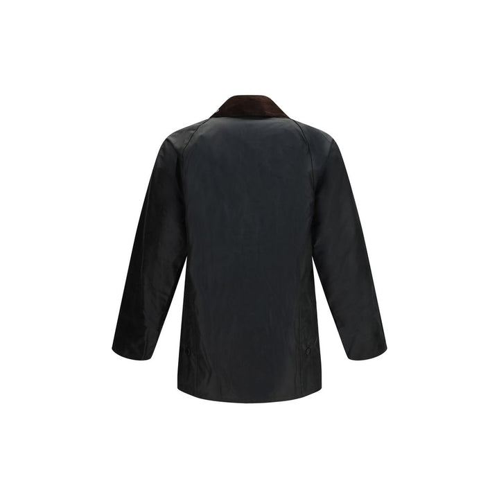 Barbour Black Cotton Full-Length Jacket