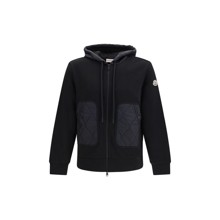 Moncler Black Cotton Sweatshirt