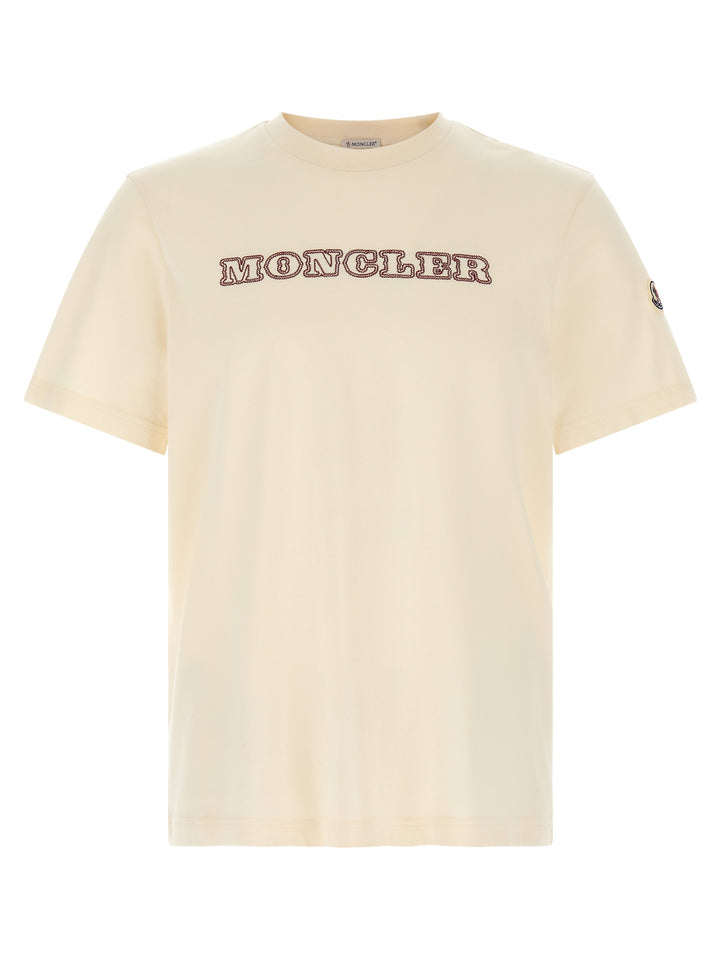 Moncler White Cotton T-Shirt