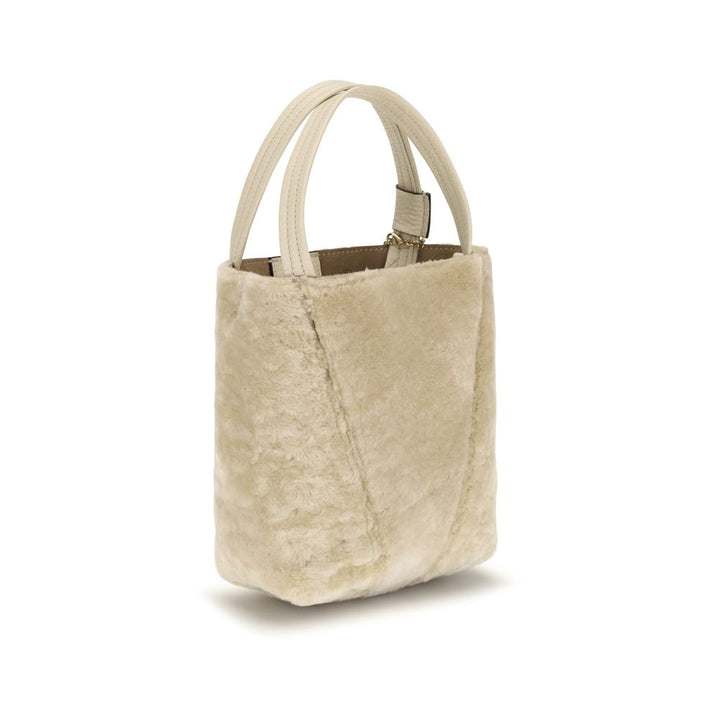 Chloé Beige Calf Leather Bos Taurus Backet Bag