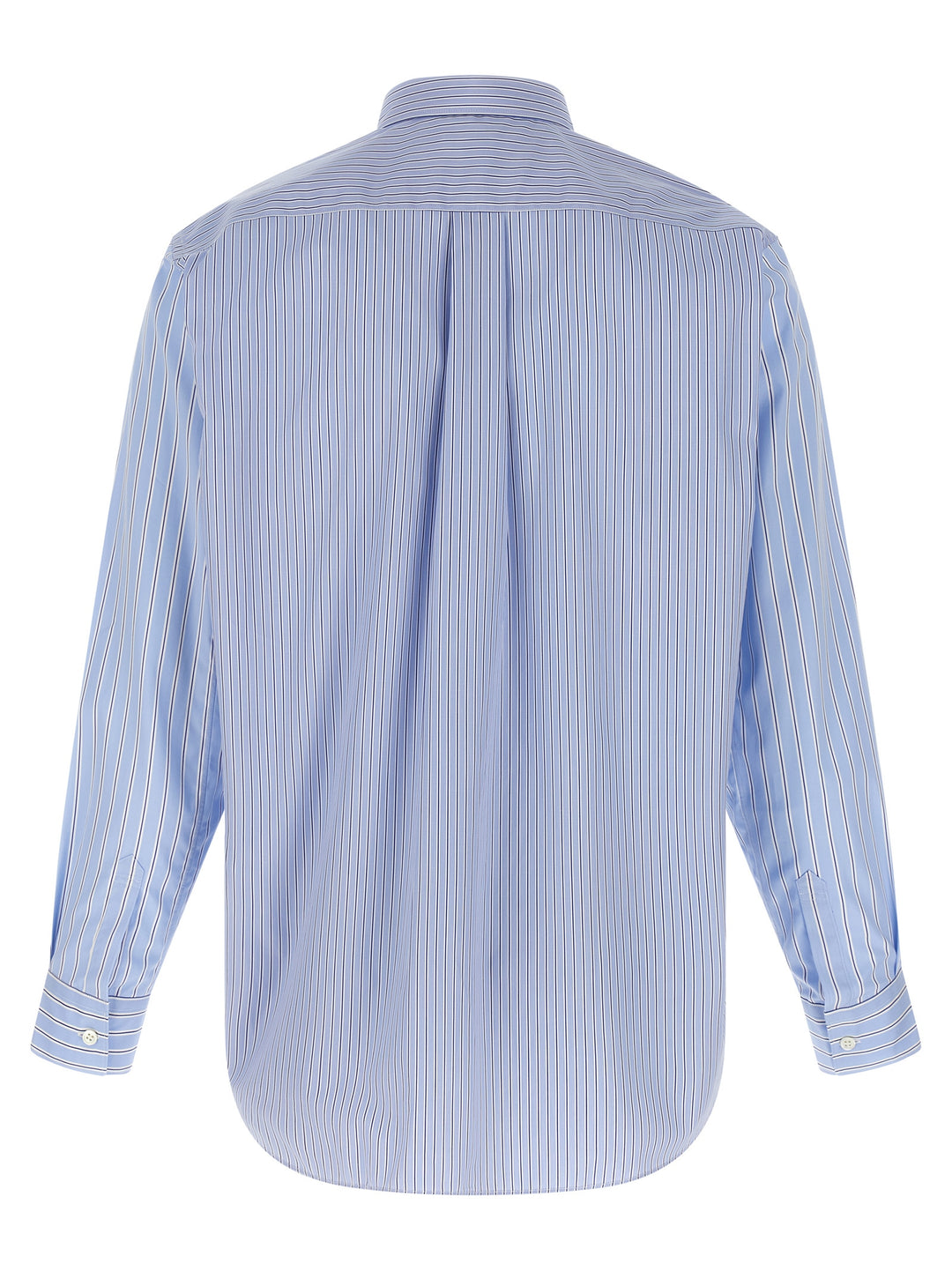 Comme Des Garçons Blue Cotton Blouse
