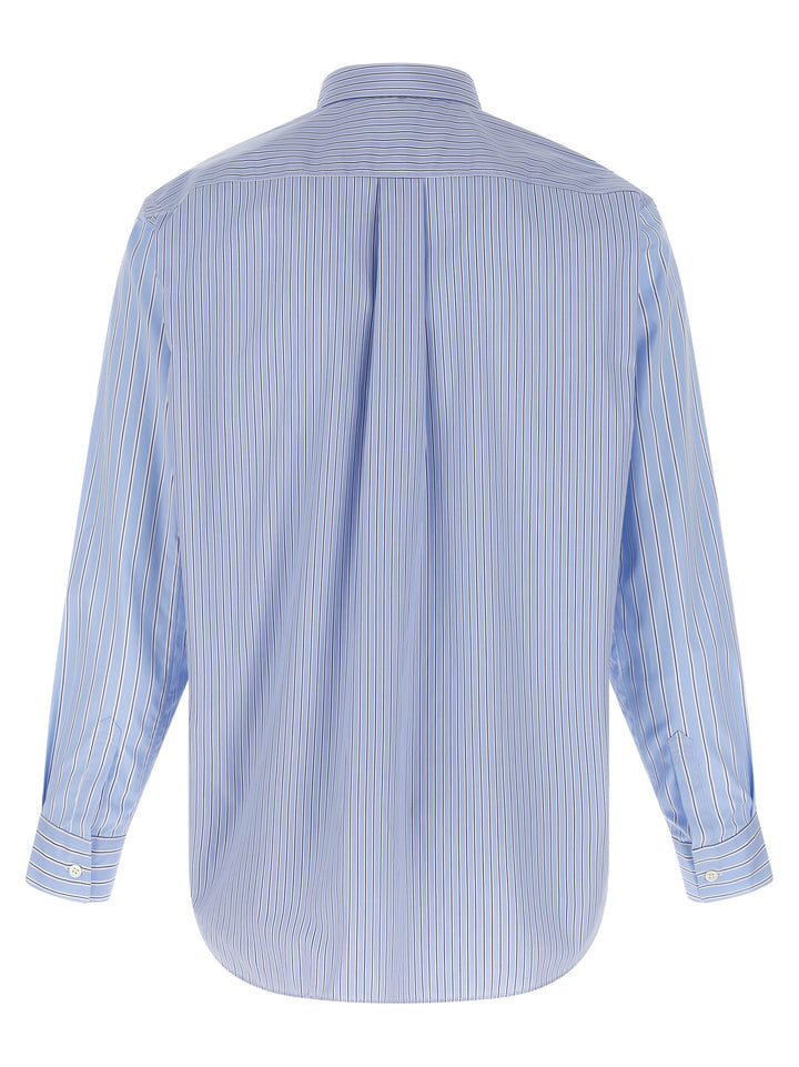 Comme Des Garçons Blue Cotton Blouse