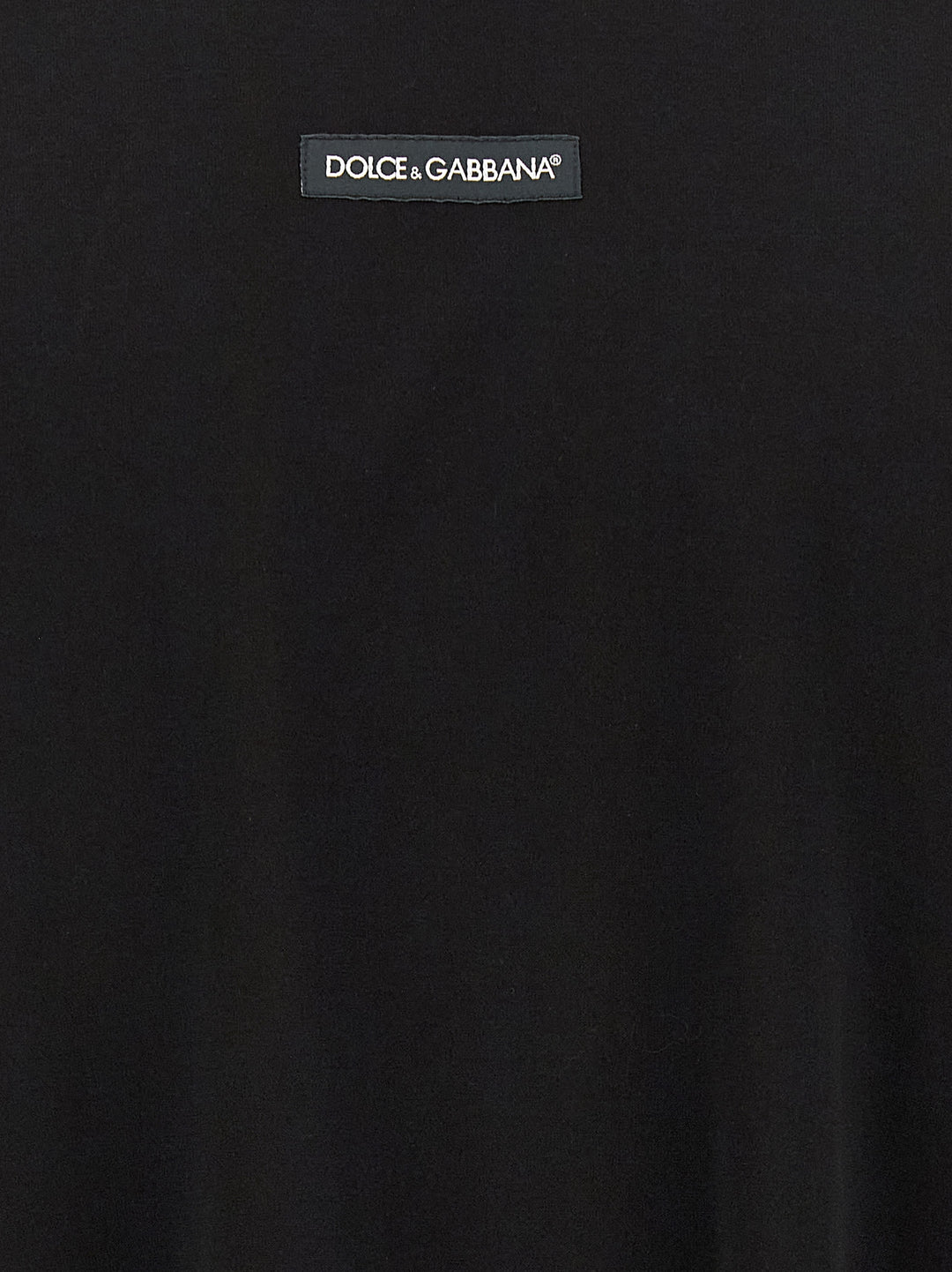 Dolce &amp; Gabbana Black Cotton T-Shirt