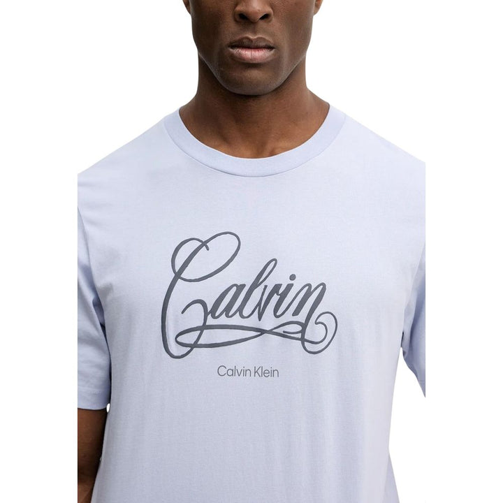 Calvin Klein Jeans Blue Cotton T-Shirt