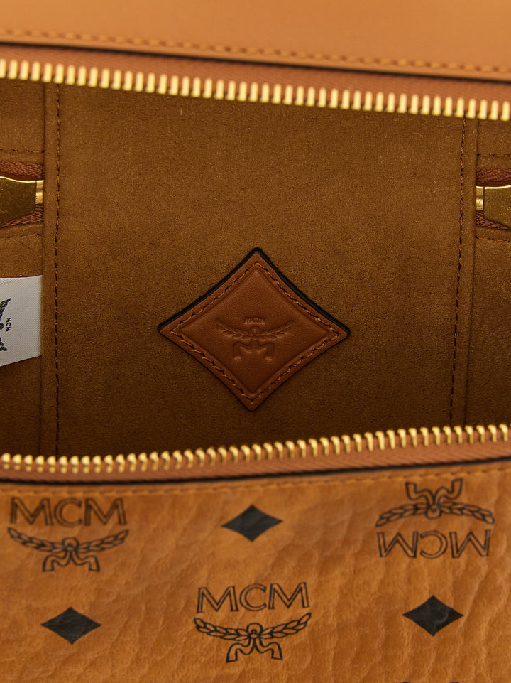 MCM Brown Polyethylene Handbag