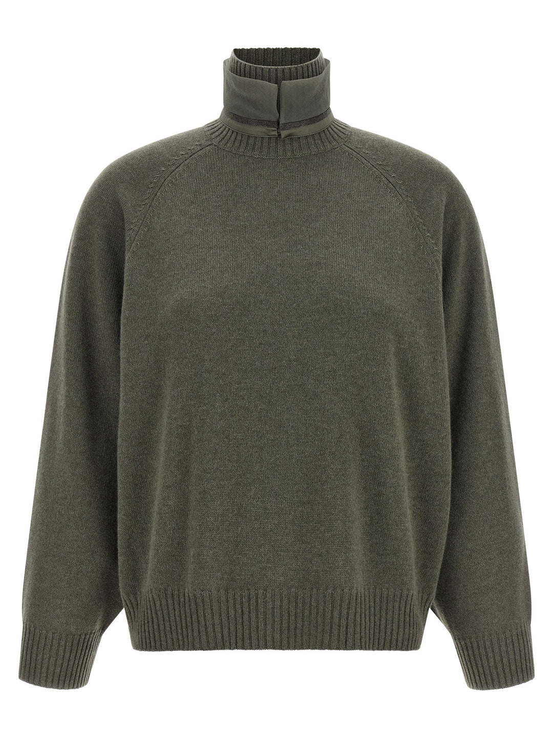 Brunello Cucinelli Bicolor Cashmere Cardigan